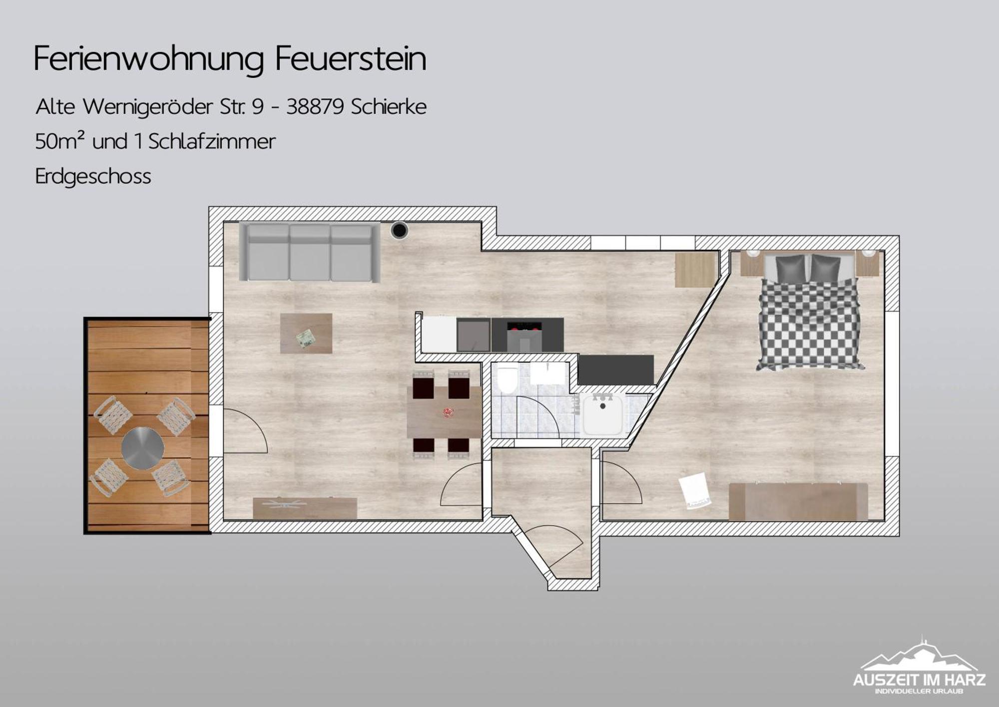 Auszeit Im Harz Haus 1 Wohnung Feuerstein Ширке Екстер'єр фото